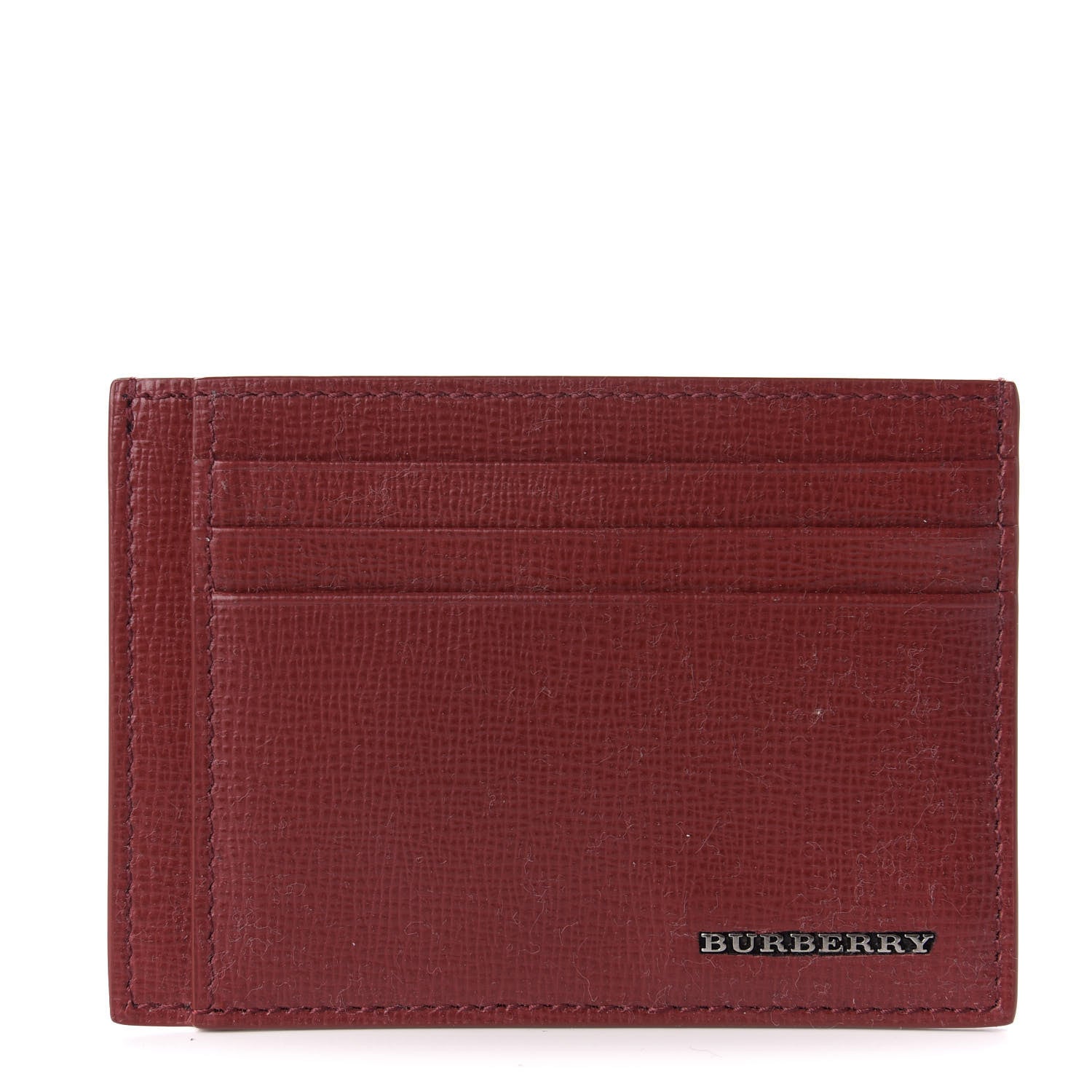 Burberry London Grainy Calfskin Bernie Credit Card Case Red 1 of 6