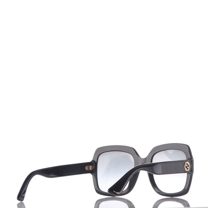 Gucci Oversize Square GG 0036S Sunglasses Black 4 of 7