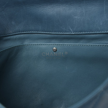 Chanel Lambskin Quilted Clutch With Chain Flap Turquoise 6 of 12