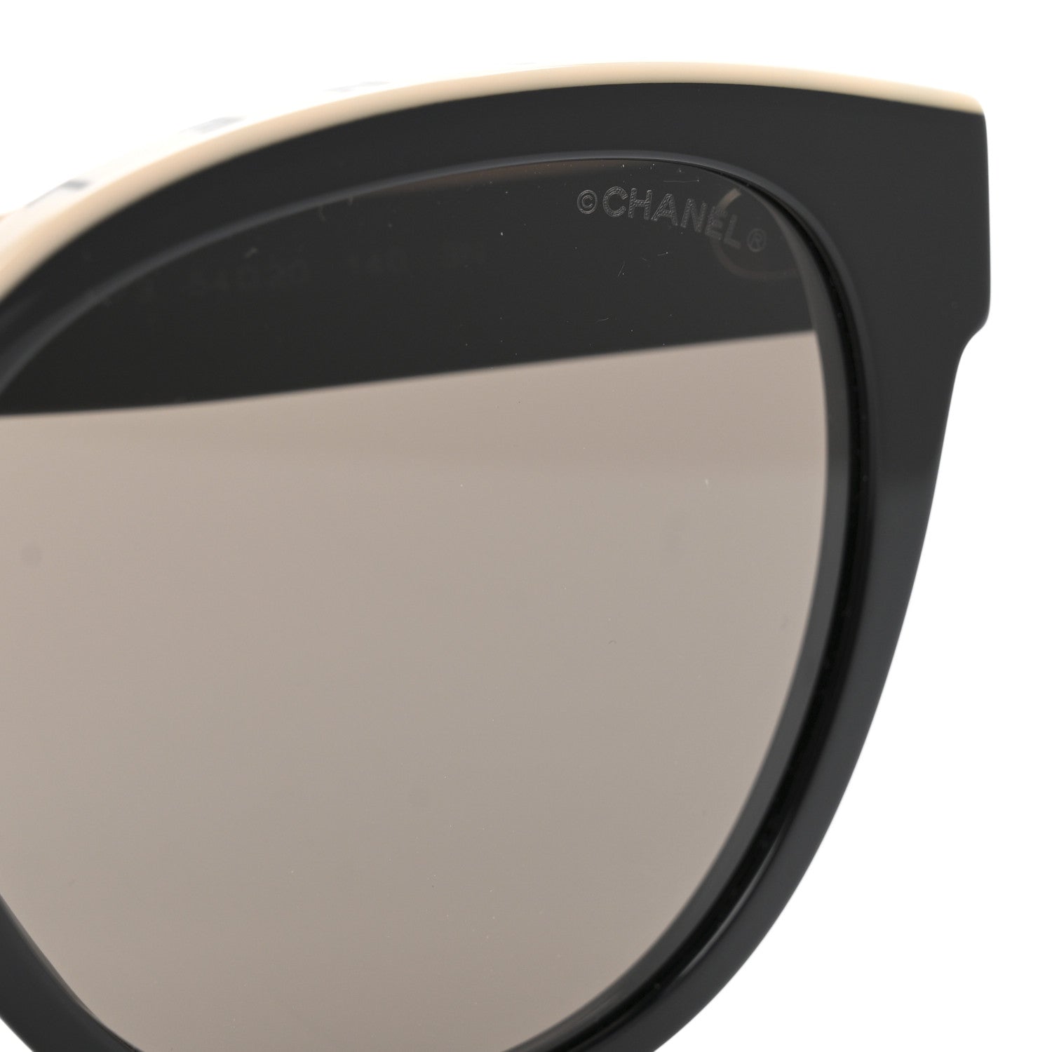 Chanel Acetate CC Butterfly Sunglasses 5414-A Black Beige 7 of 8