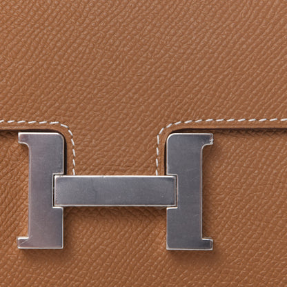 Hermes Epsom Constance Long Wallet To Go Gold 8 of 9