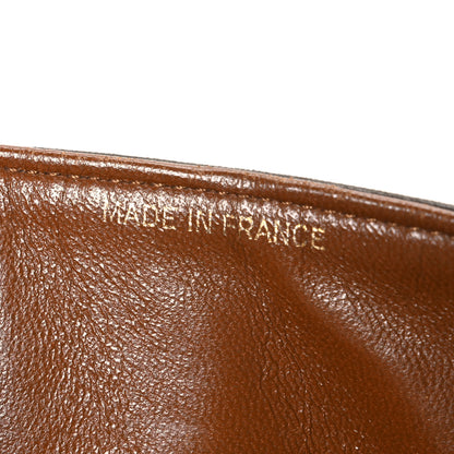 Chanel Lambskin Quilted Medium Double Flap Dark Brown 7 of 13
