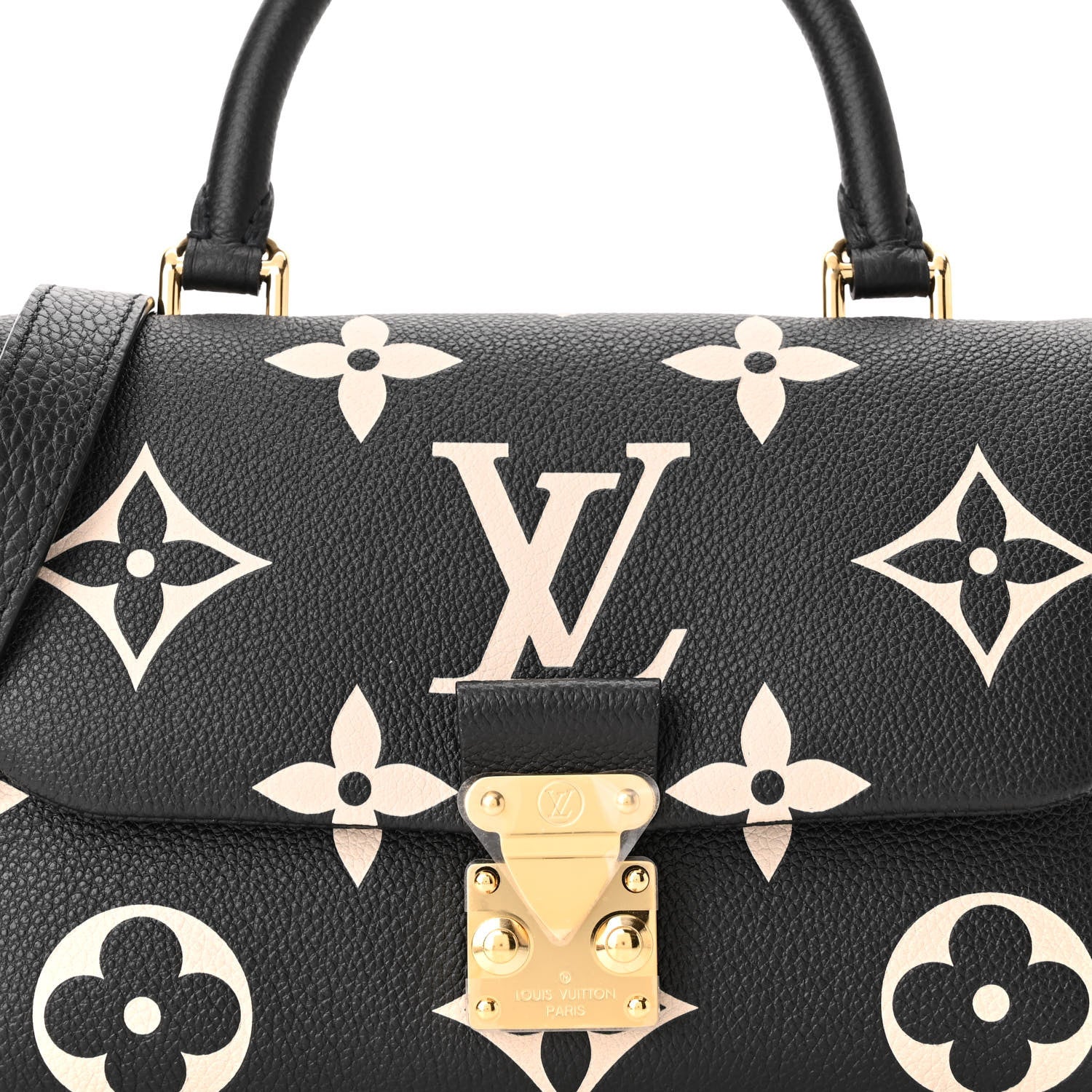 Louis Vuitton Empreinte Monogram Giant Madeleine BB Black Beige 7 of 9