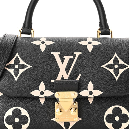 Louis Vuitton Empreinte Monogram Giant Madeleine BB Black Beige 7 of 9