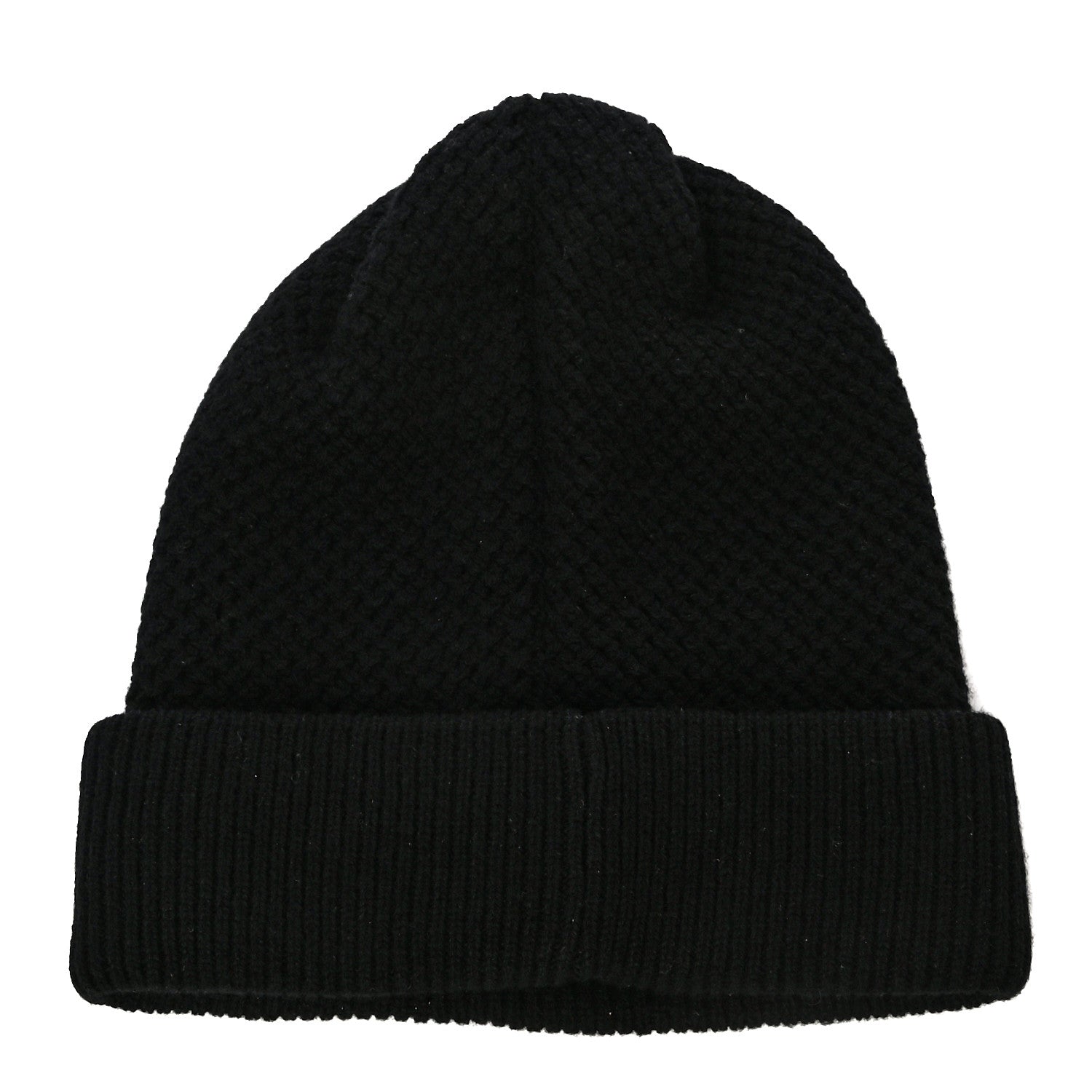 Chanel Cashmere CC Logo Beanie Hat Black 2 of 8