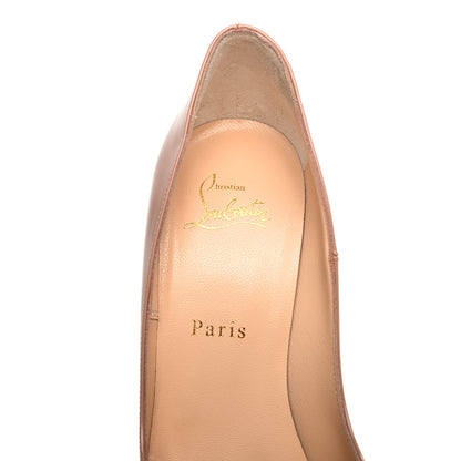 Christian Louboutin Patent So Kate 120 Pumps 37.5 Nude 7 of 8