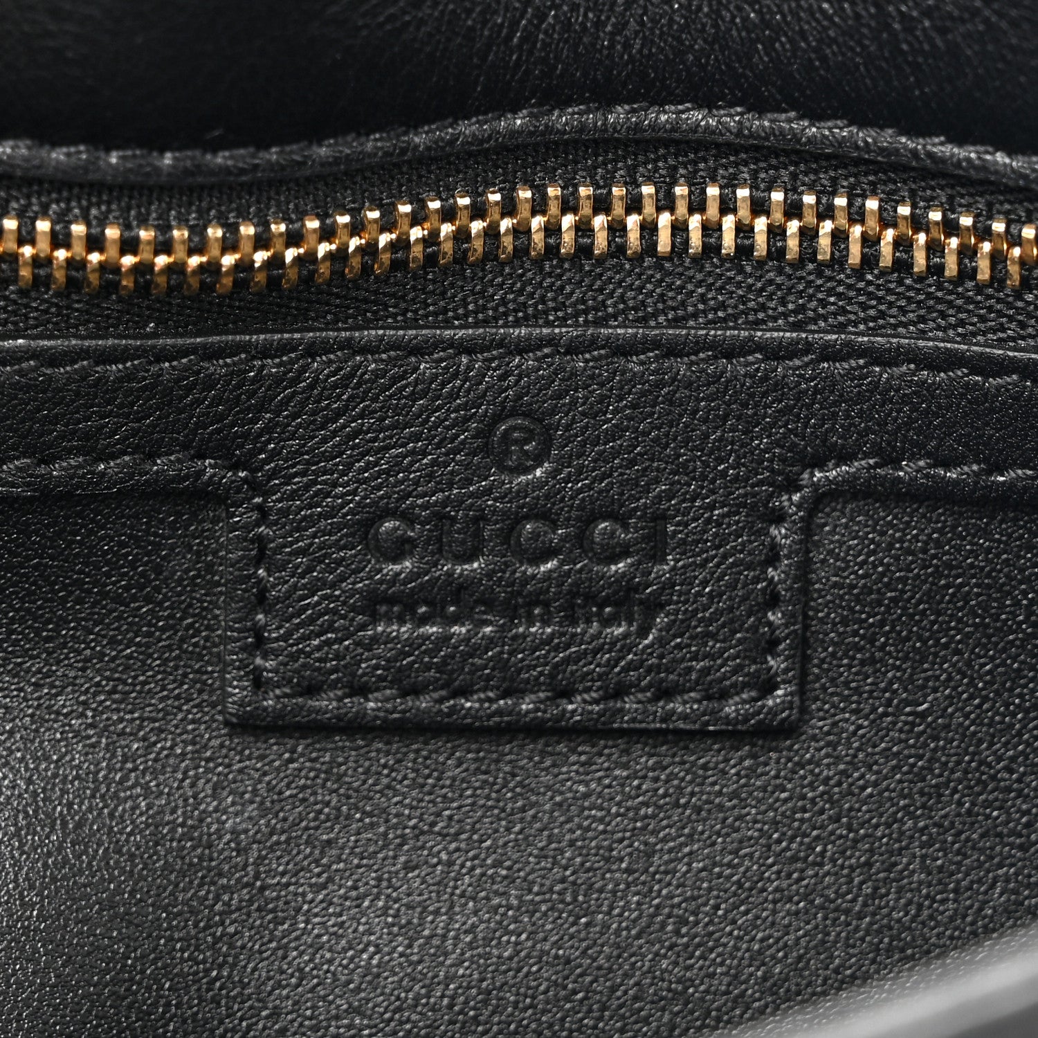 Gucci Roxy Calfskin Blondie Chain Shoulder Flap Bag Black 6 of 12