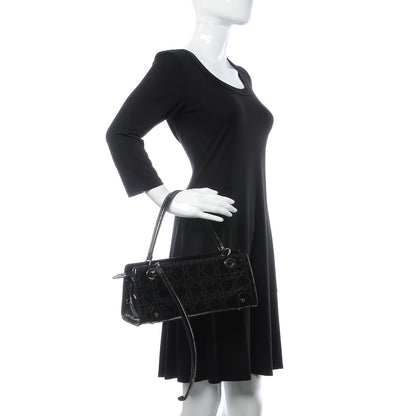 Christian Dior Patent Cannage Stitched East West Lady Dior Black 2 of 13