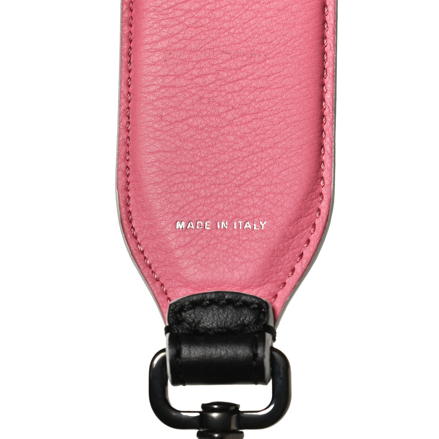 Fendi Vitello Dolce Fun Fair Metal Studded Strap You Black Multicolor 4 of 4
