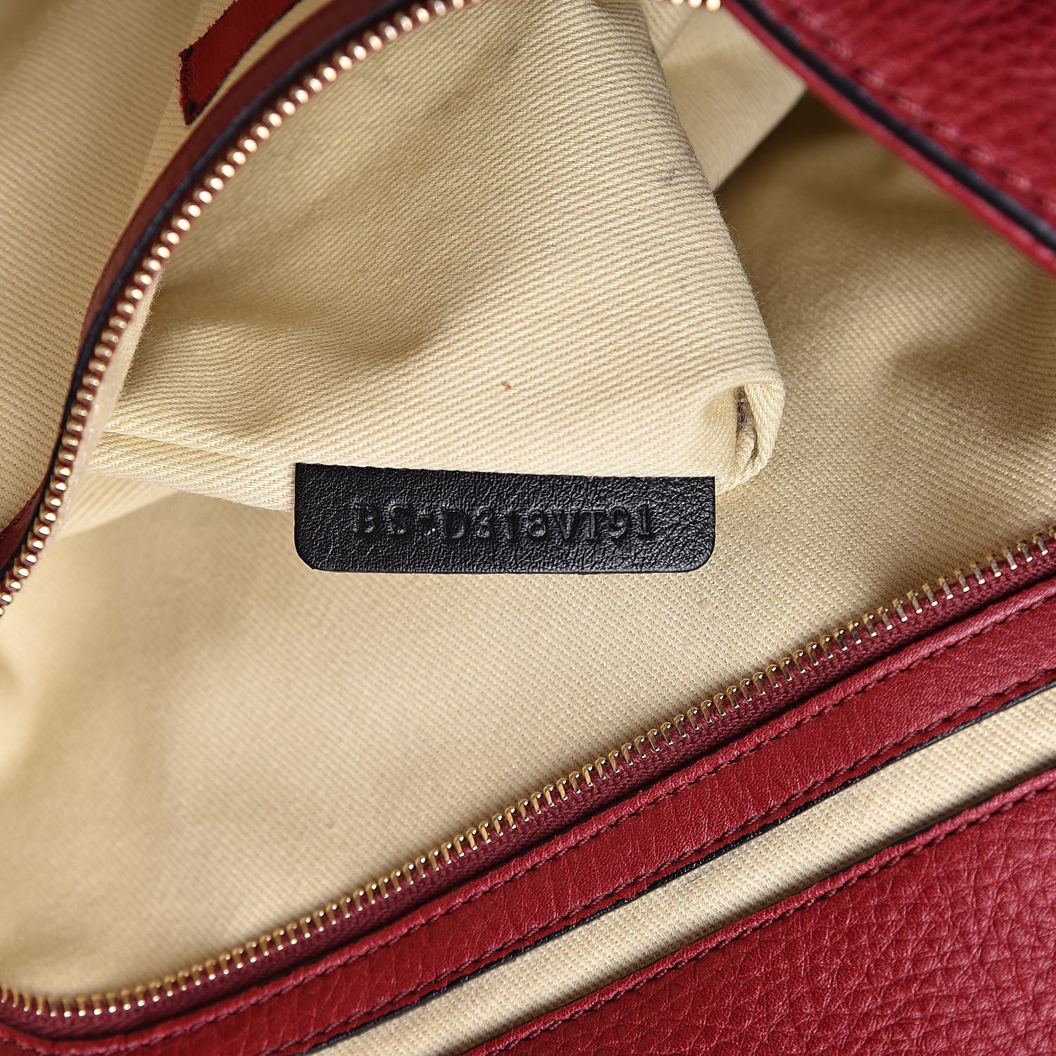 Valentino Garavani Grained Calfskin Va Va Voom Tote Dark Red 7 of 16