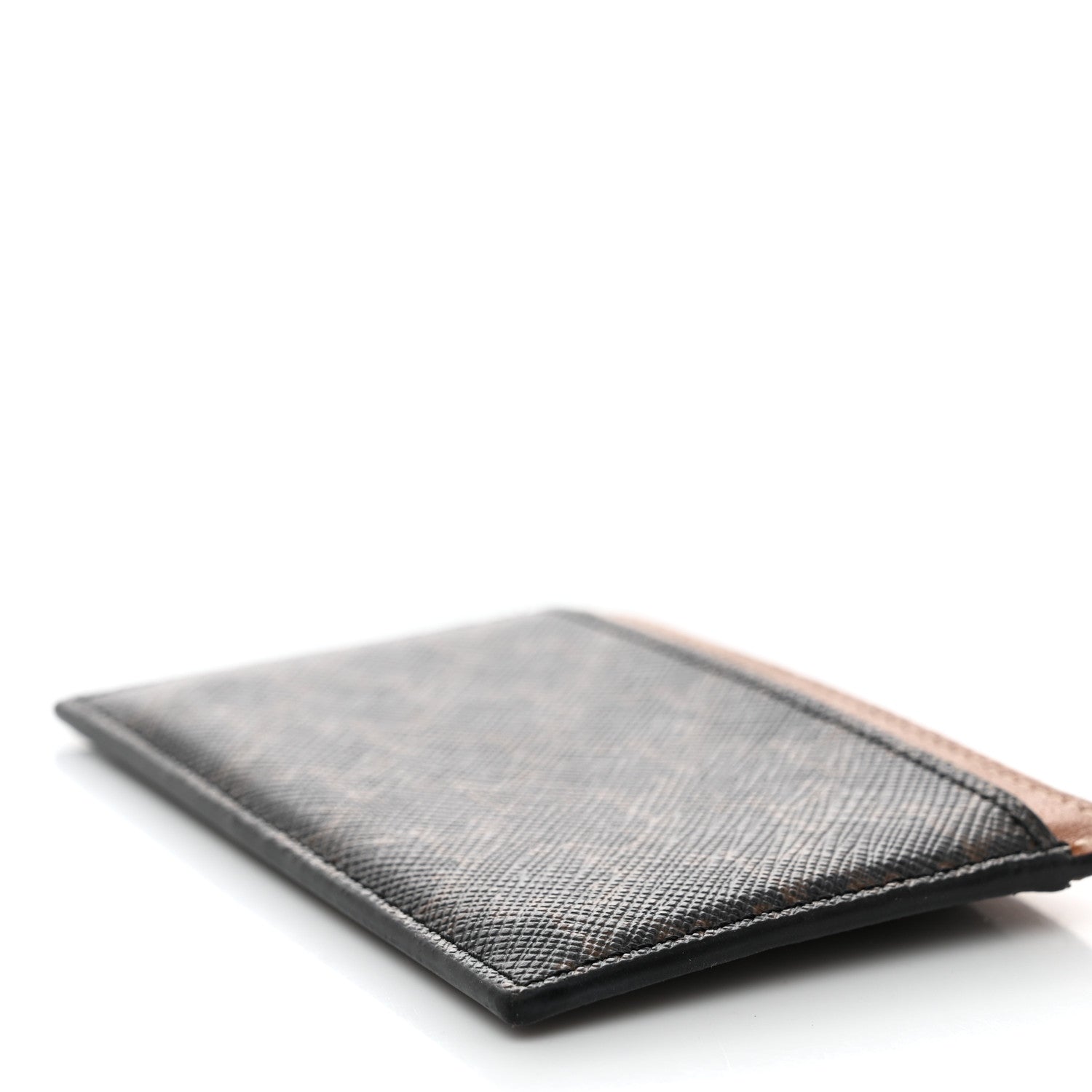 Celine Triomphe Canvas Card Holder Tan 8 of 9