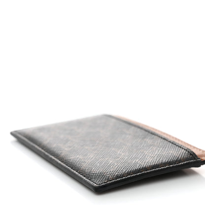 Celine Triomphe Canvas Card Holder Tan 8 of 9