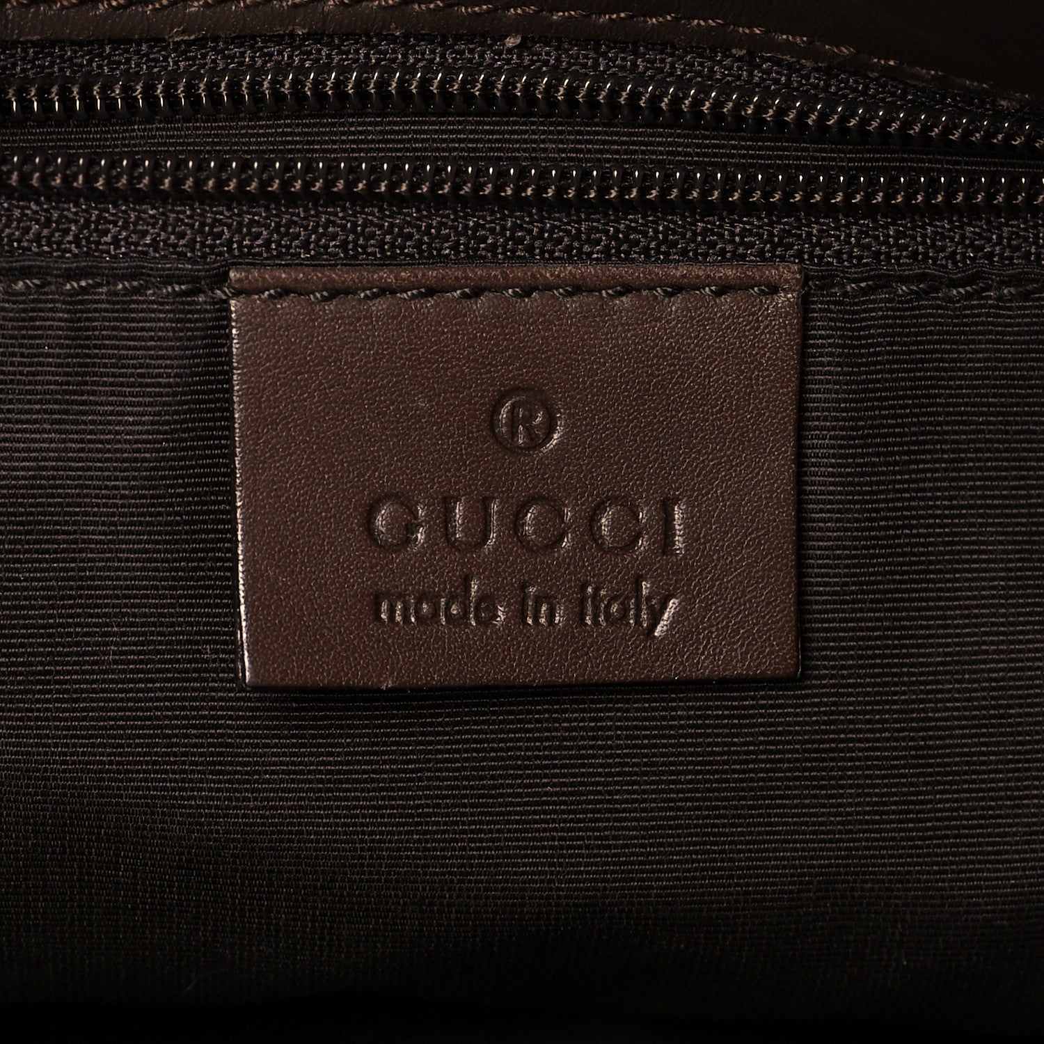 Gucci Monogram Lobster Clasp Jackie O Hobo Brown 6 of 10