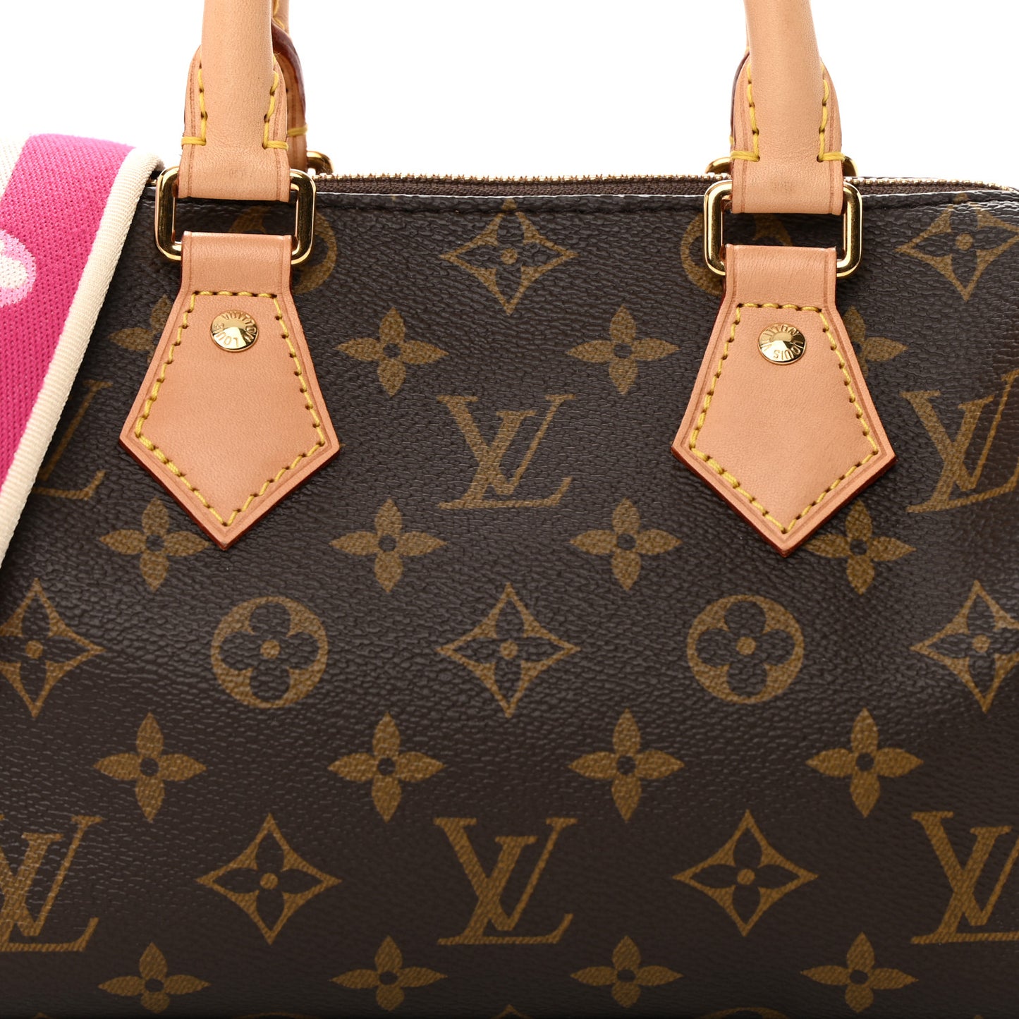 Monogram Speedy Bandouliere 20 Fuchsia