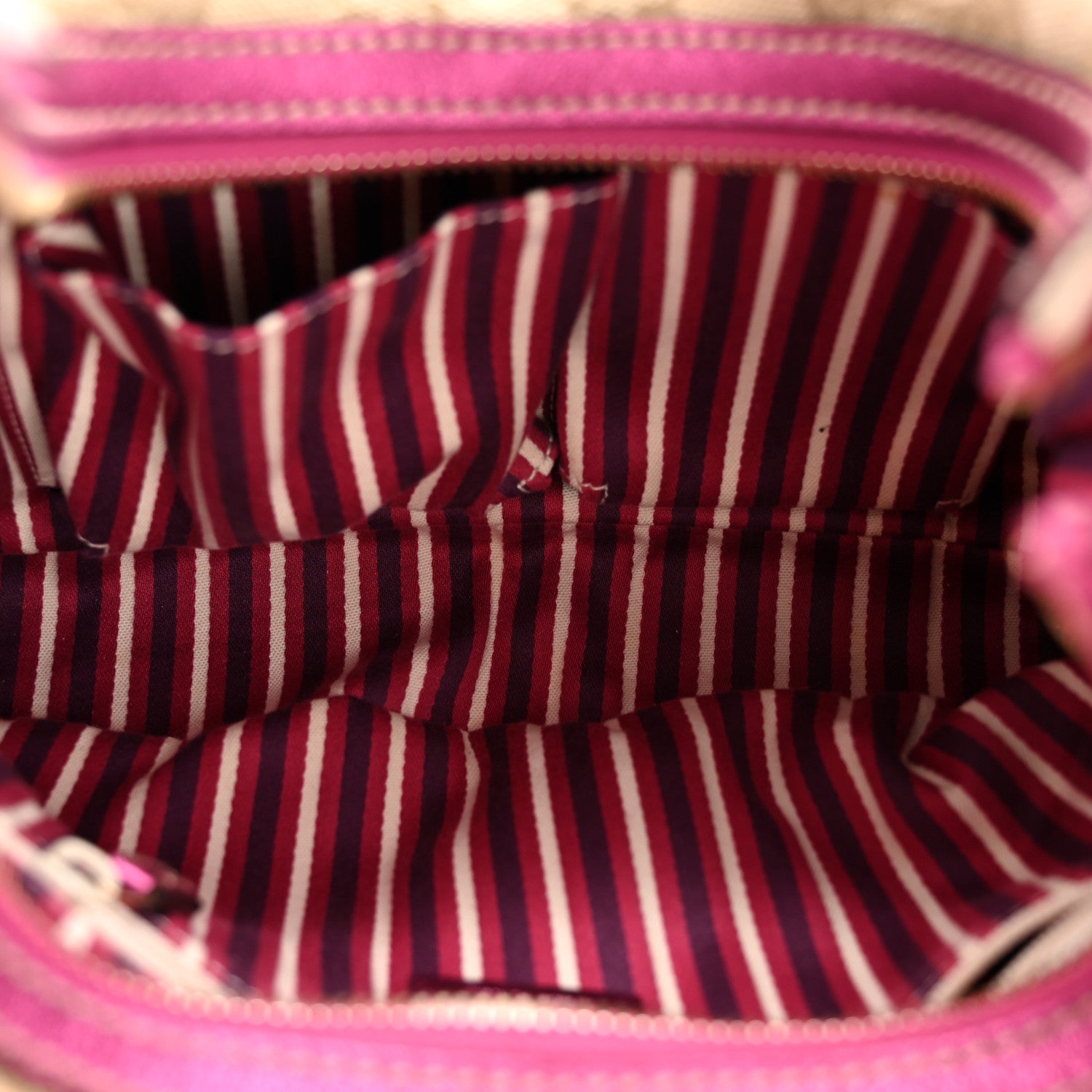 Gucci Metallic Calfskin Monogram Small New Britt Hobo Pink 5 of 15