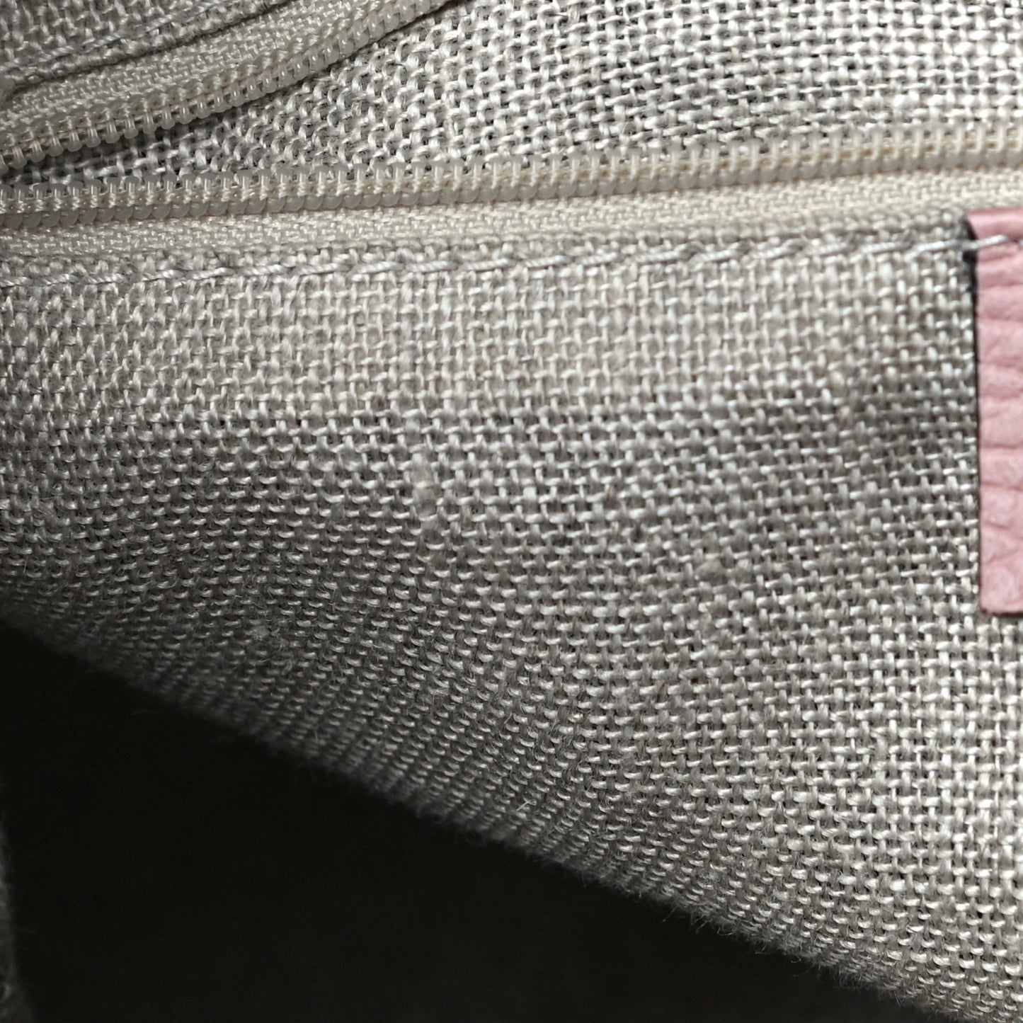Monogram Small Bree Tote Beige Soft Pink