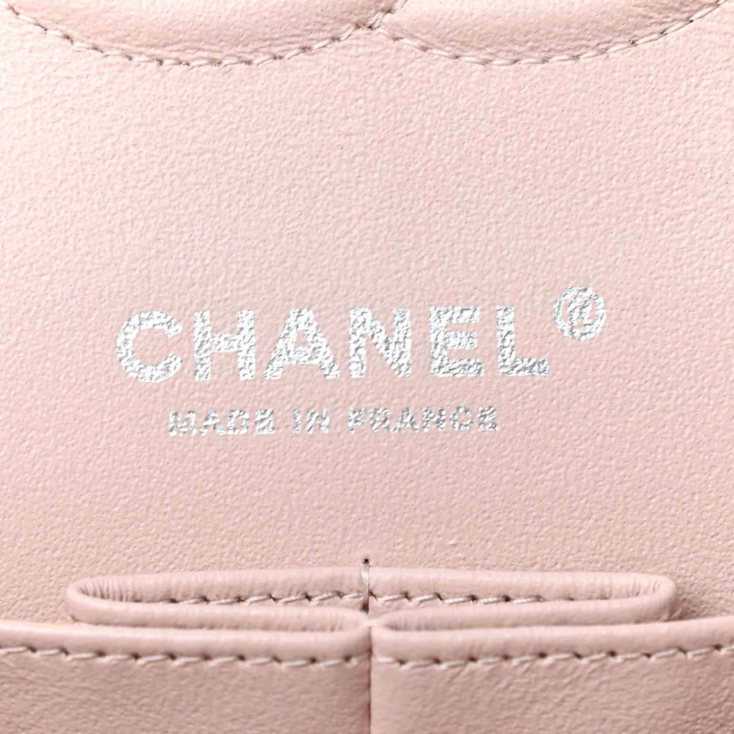 Caviar Quilted Medium Double Flap Light Pink