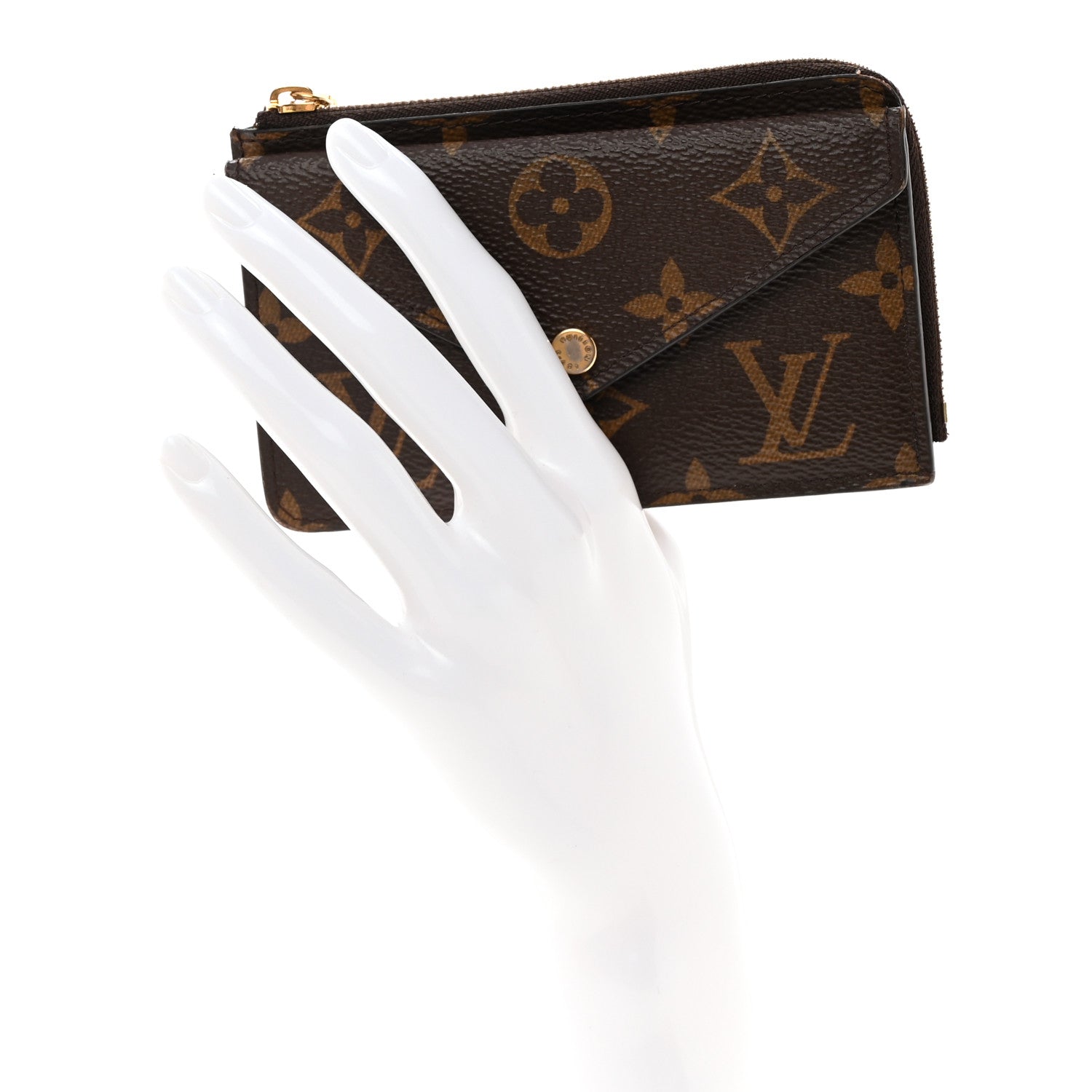 Louis Vuitton Monogram Recto Verso Card Holder Black 2 of 14