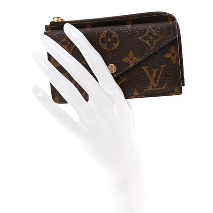Louis Vuitton Monogram Recto Verso Card Holder Black 2 of 14
