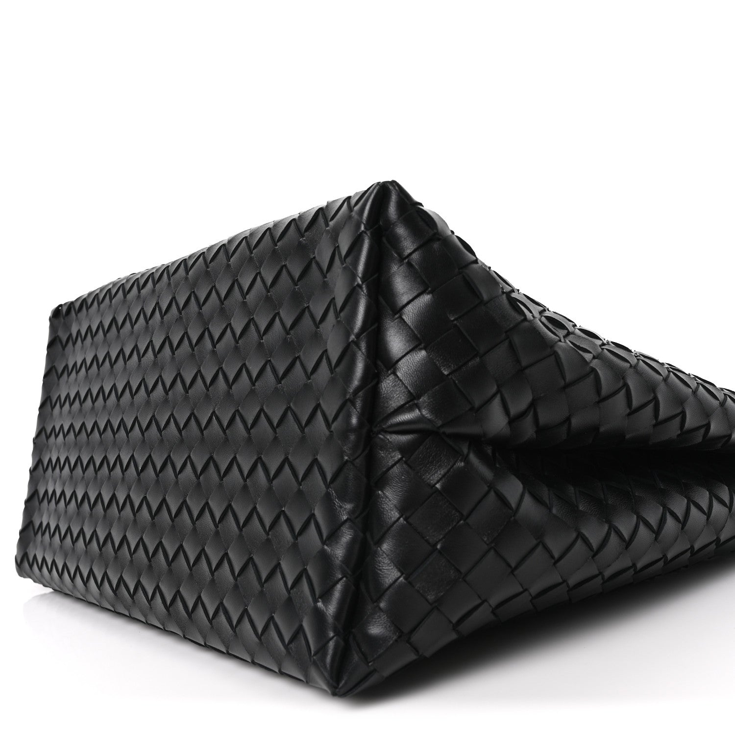 Bottega Veneta Nappa Intrecciato Large Andiamo Shoulder Bag Black 9 of 9