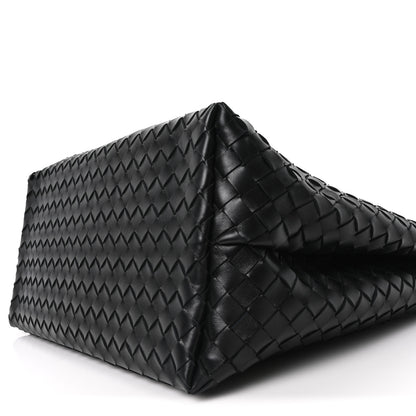 Bottega Veneta Nappa Intrecciato Large Andiamo Shoulder Bag Black 9 of 9