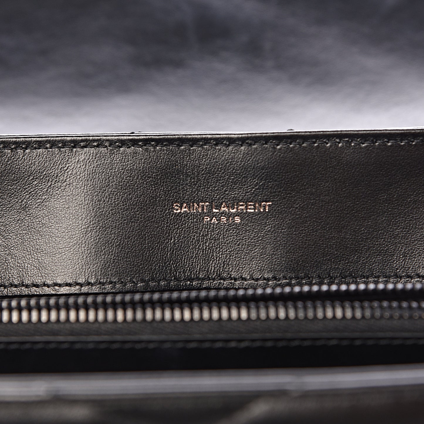 Calfskin Y Quilted Monogram Medium Loulou Chain Satchel Black