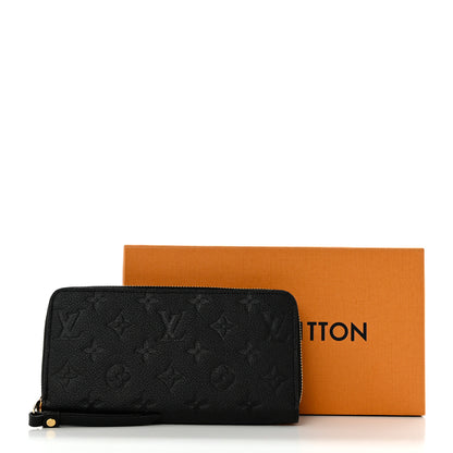 Louis Vuitton Empreinte Zippy Wallet Black 7 of 7