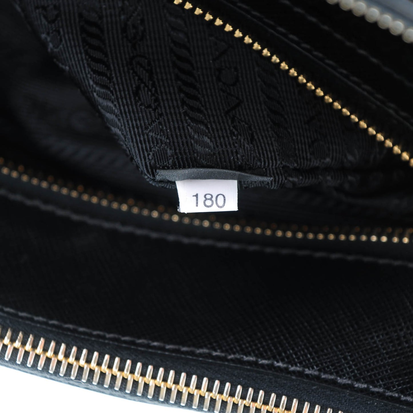 Saffiano Large Galleria Double Zip Tote Black