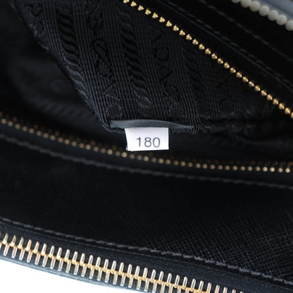 Prada Saffiano Large Galleria Double Zip Tote Black 8 of 8