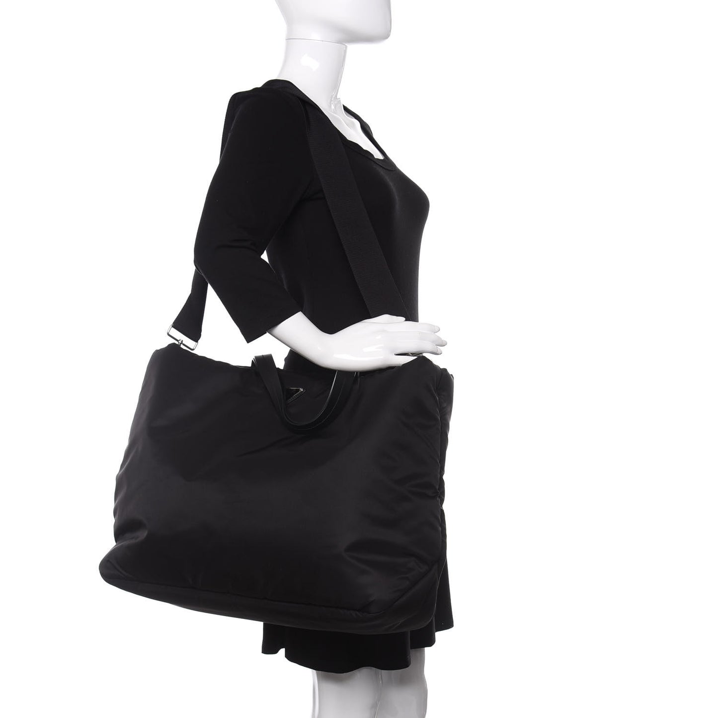 Tessuto Nylon Tote Black