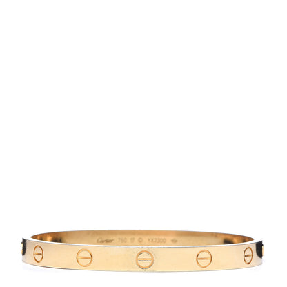 Cartier 18K Yellow Gold LOVE Bracelet 17 1 of 6