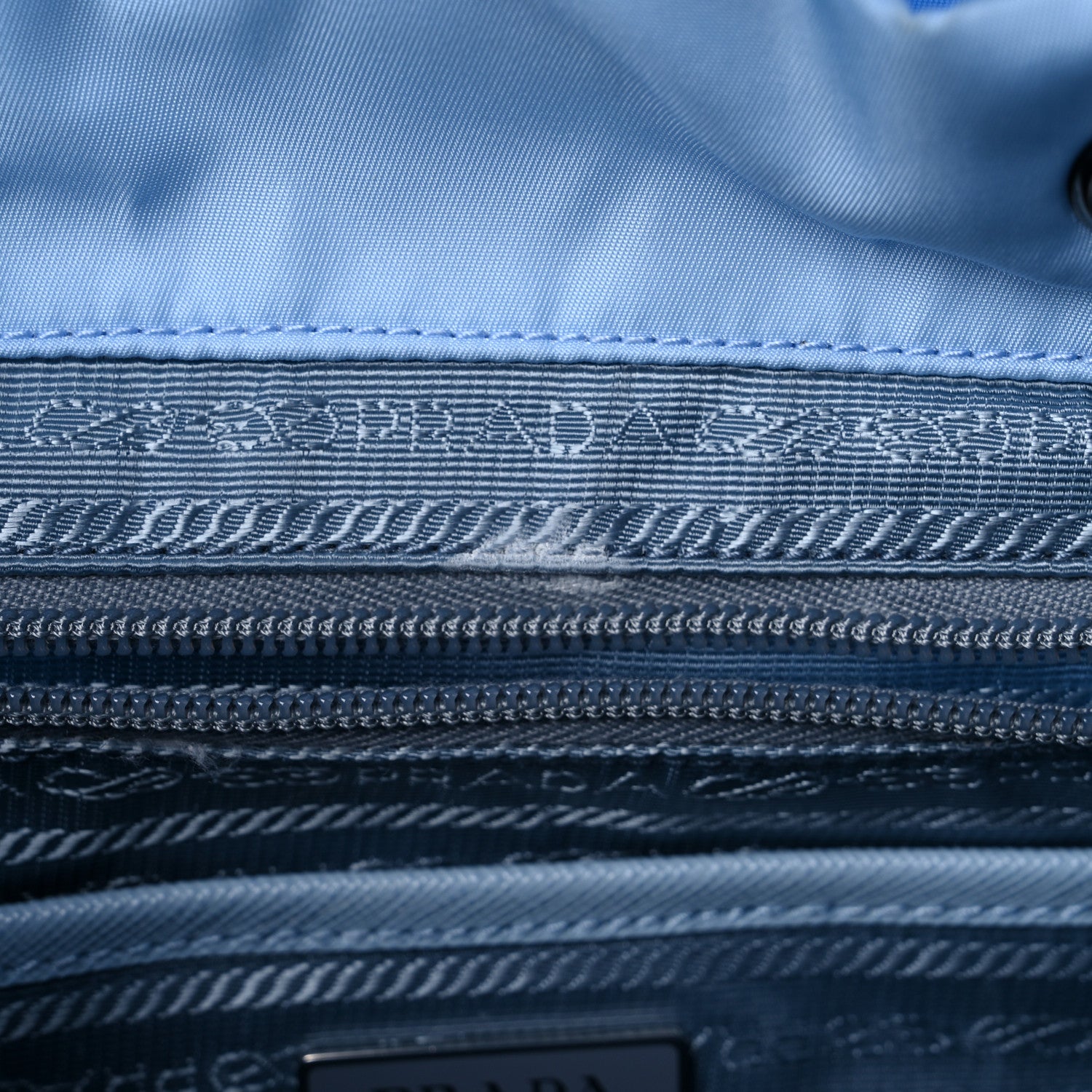Prada Tessuto Nylon Vela Small Backpack Celeste 11 of 13