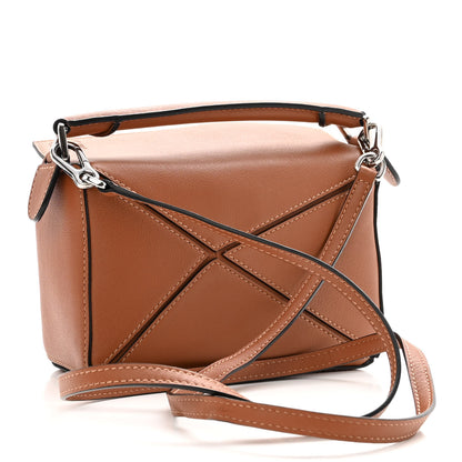 Loewe Calfskin Mini Puzzle Bag Tan 3 of 10