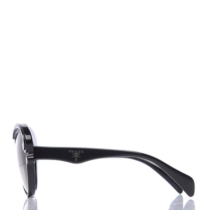 Prada Baroque Cat Eye Sunglasses SPR 28N Black 3 of 8