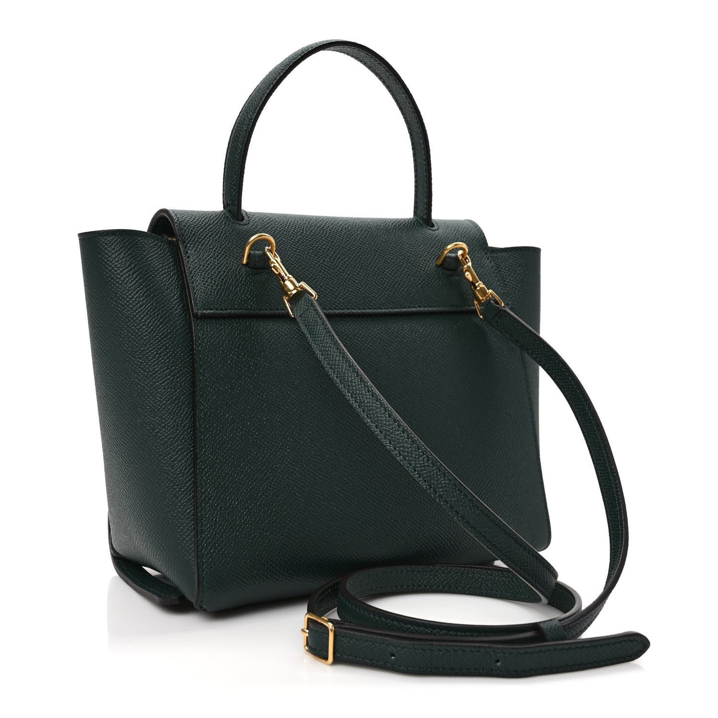 Grained Calfskin Nano Belt Bag Amazone