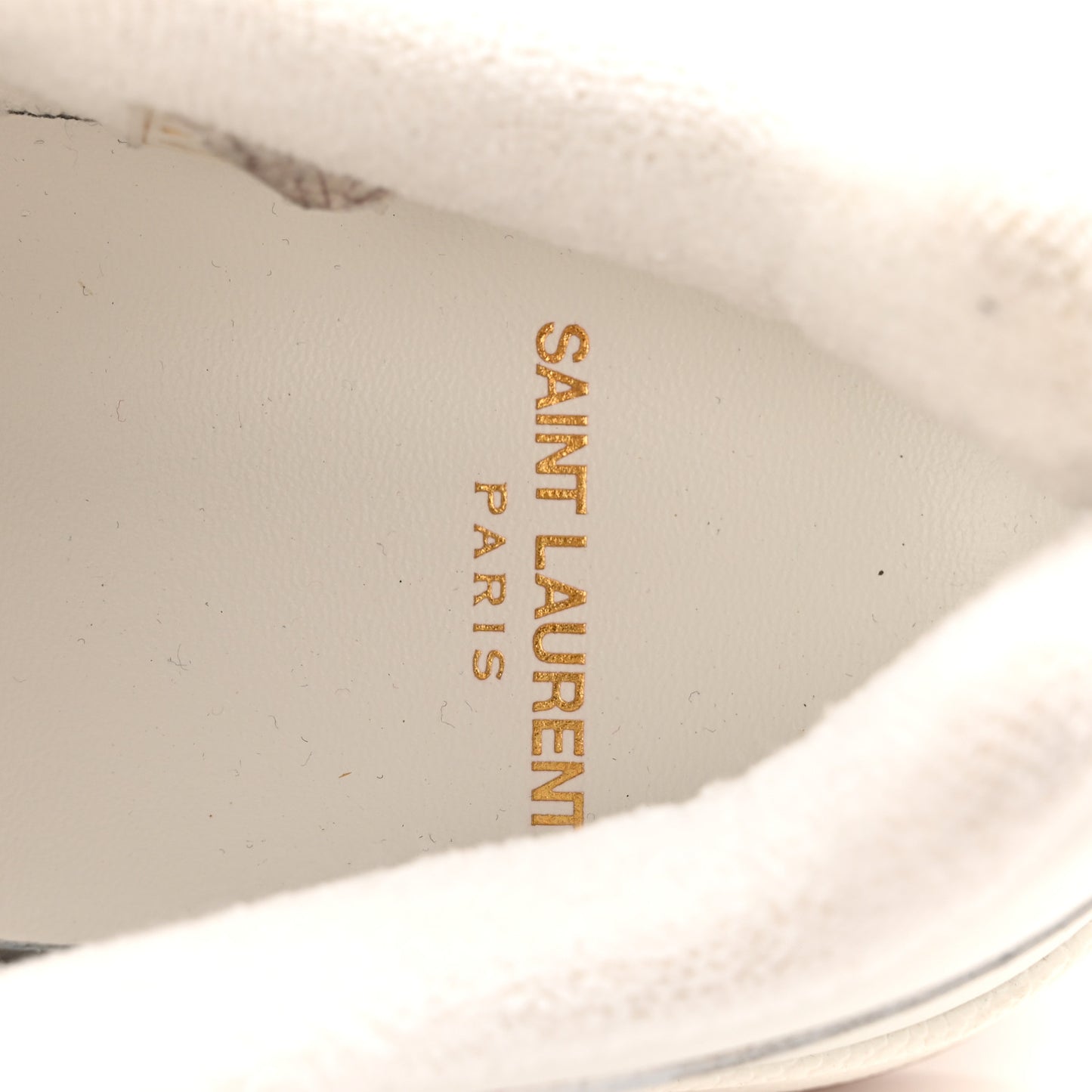 Calfskin Perforated Womens Sneakers 38.5 White