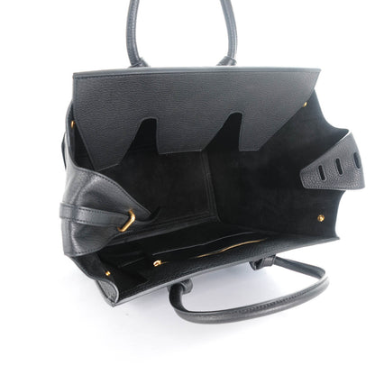 Celine Crisped Calfskin Small Tie Knot Tote Black 5 of 7