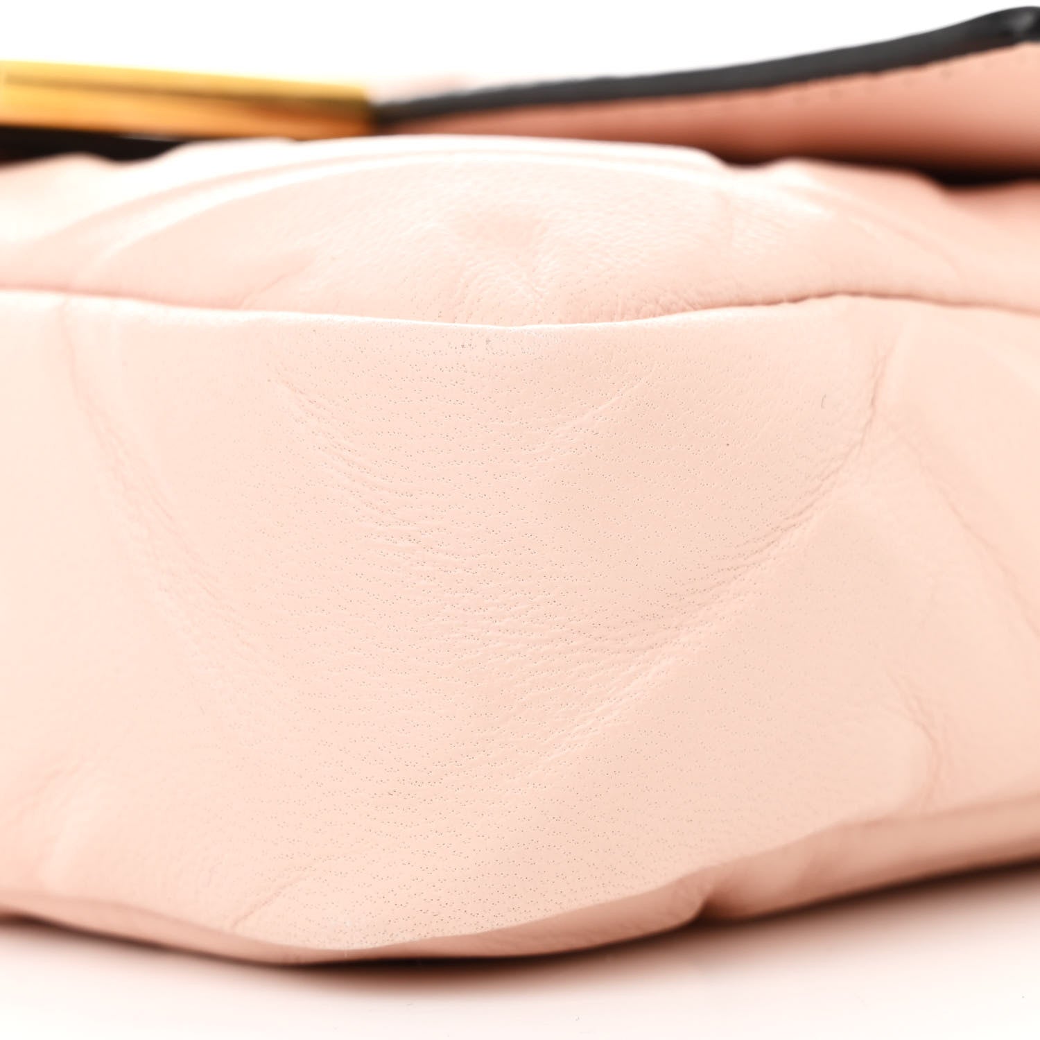 Fendi Nappa FF 1974 Embossed Mini Baguette Rosa Confetto 11 of 11