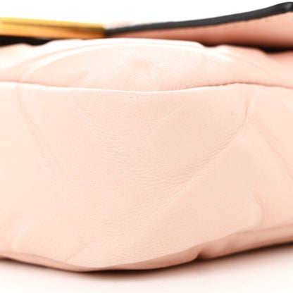 Fendi Nappa FF 1974 Embossed Mini Baguette Rosa Confetto 11 of 11