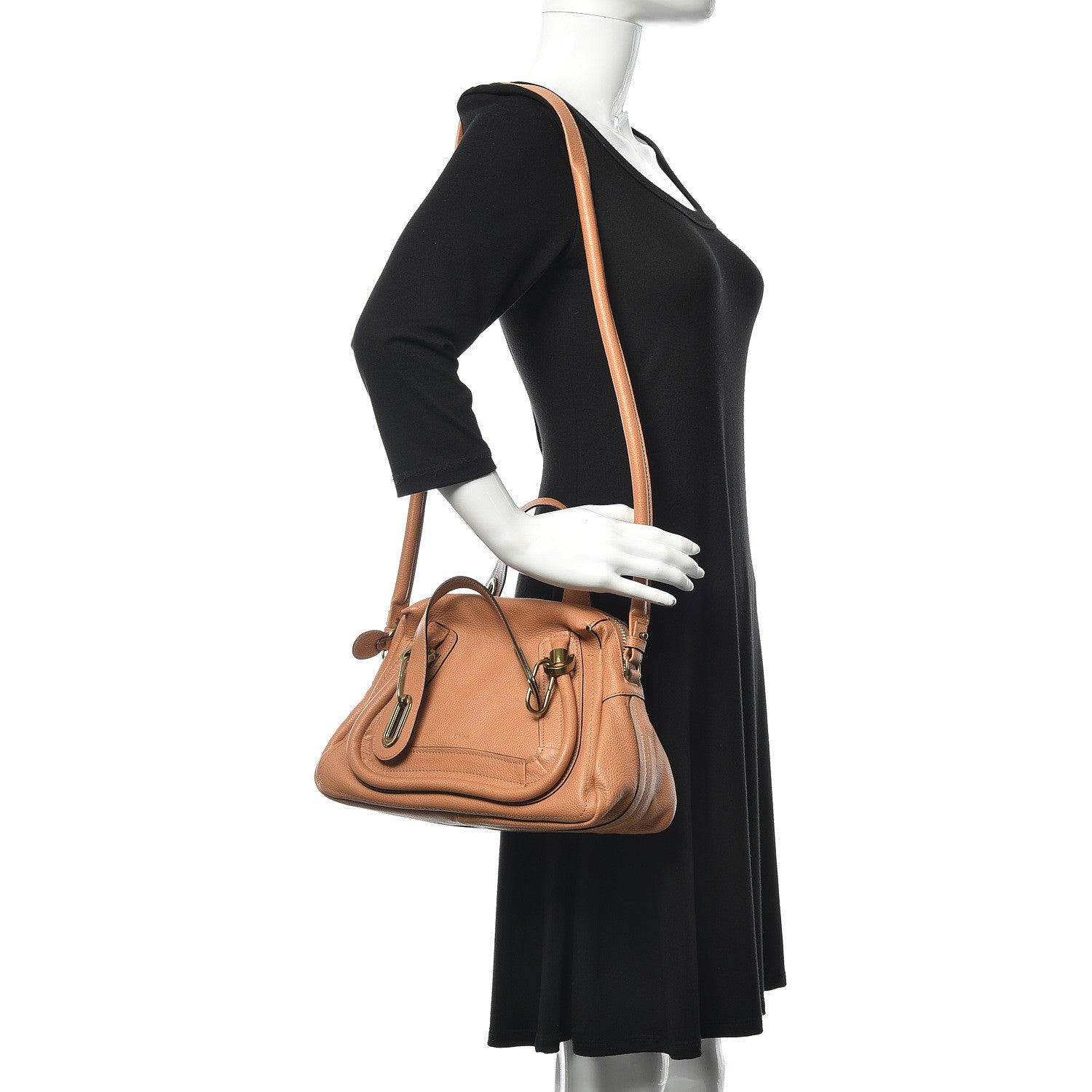 Chloe Calfskin Small Paraty Light Tan 2 of 14