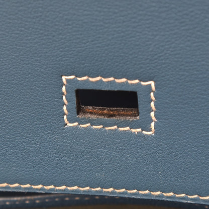 Hermes Gulliver Birkin 35 Blue Jean 18 of 33