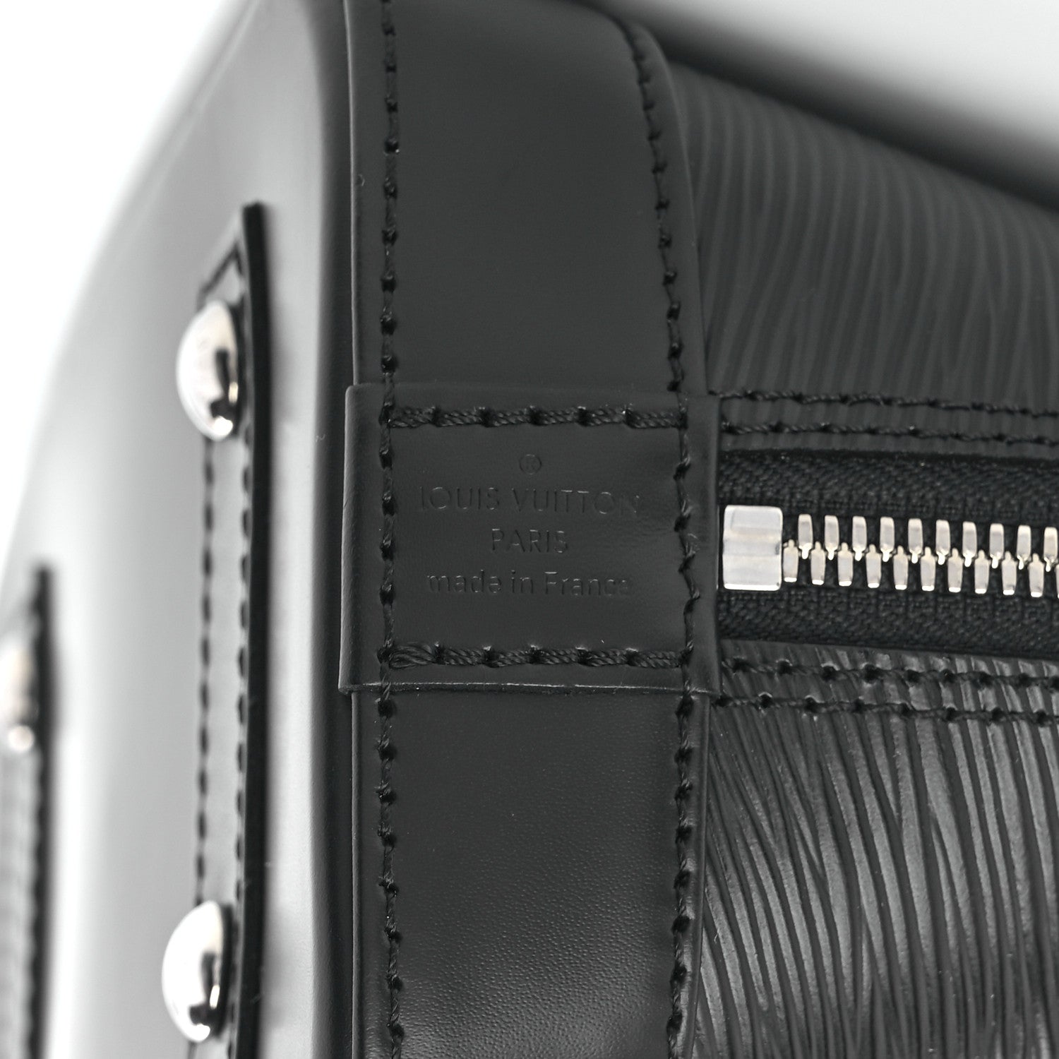 Louis Vuitton Epi Alma BB Black 9 of 13