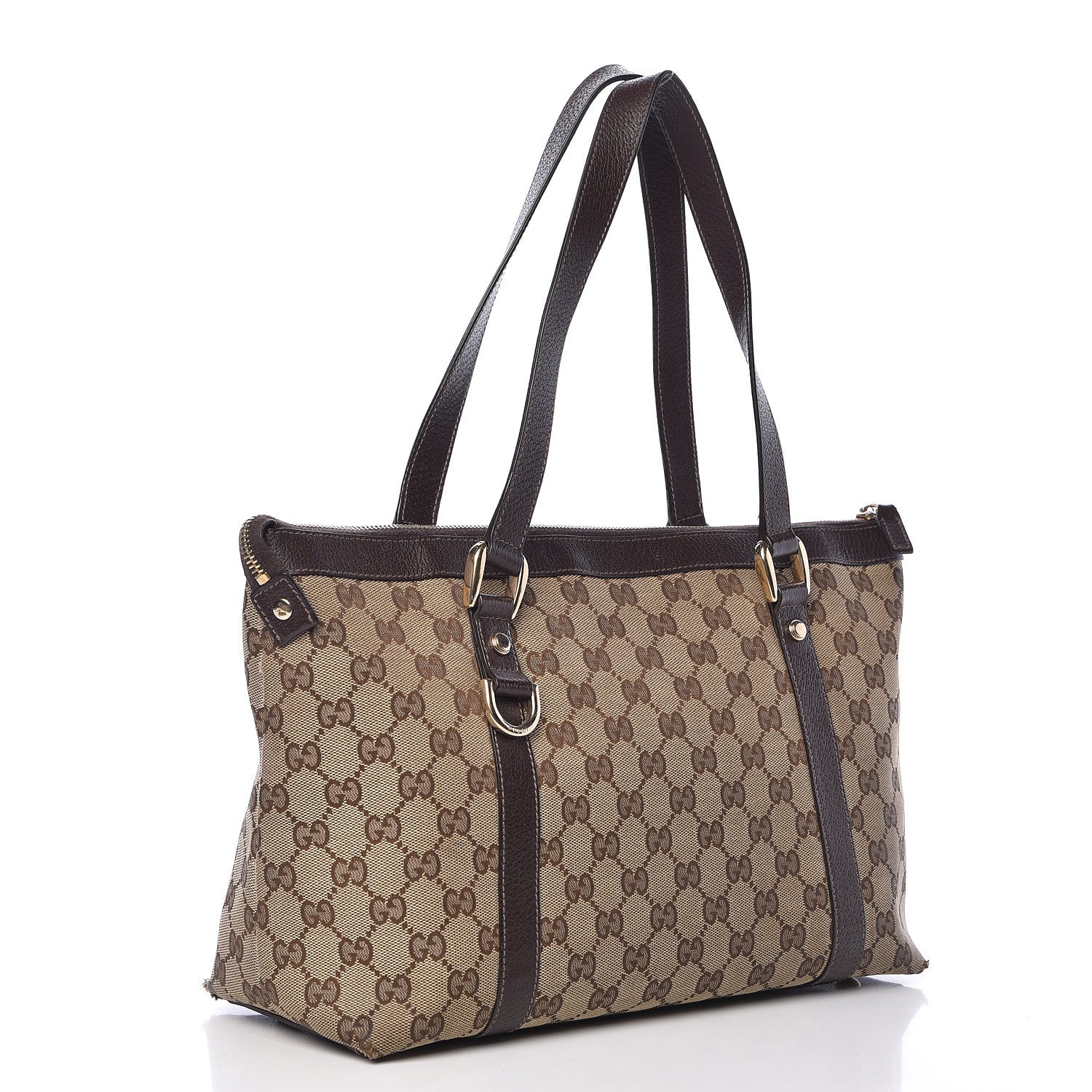 Gucci Monogram Medium Abbey Tote Brown 3 of 16