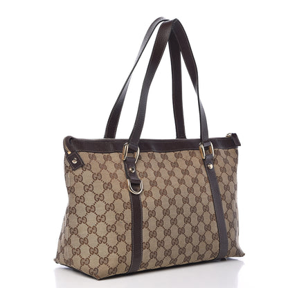 Gucci Monogram Medium Abbey Tote Brown 3 of 16