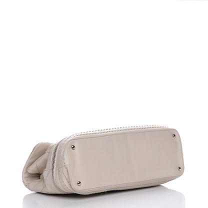 Chanel Calfskin Stitched Large Expandable Flap Bag White 4 of 7