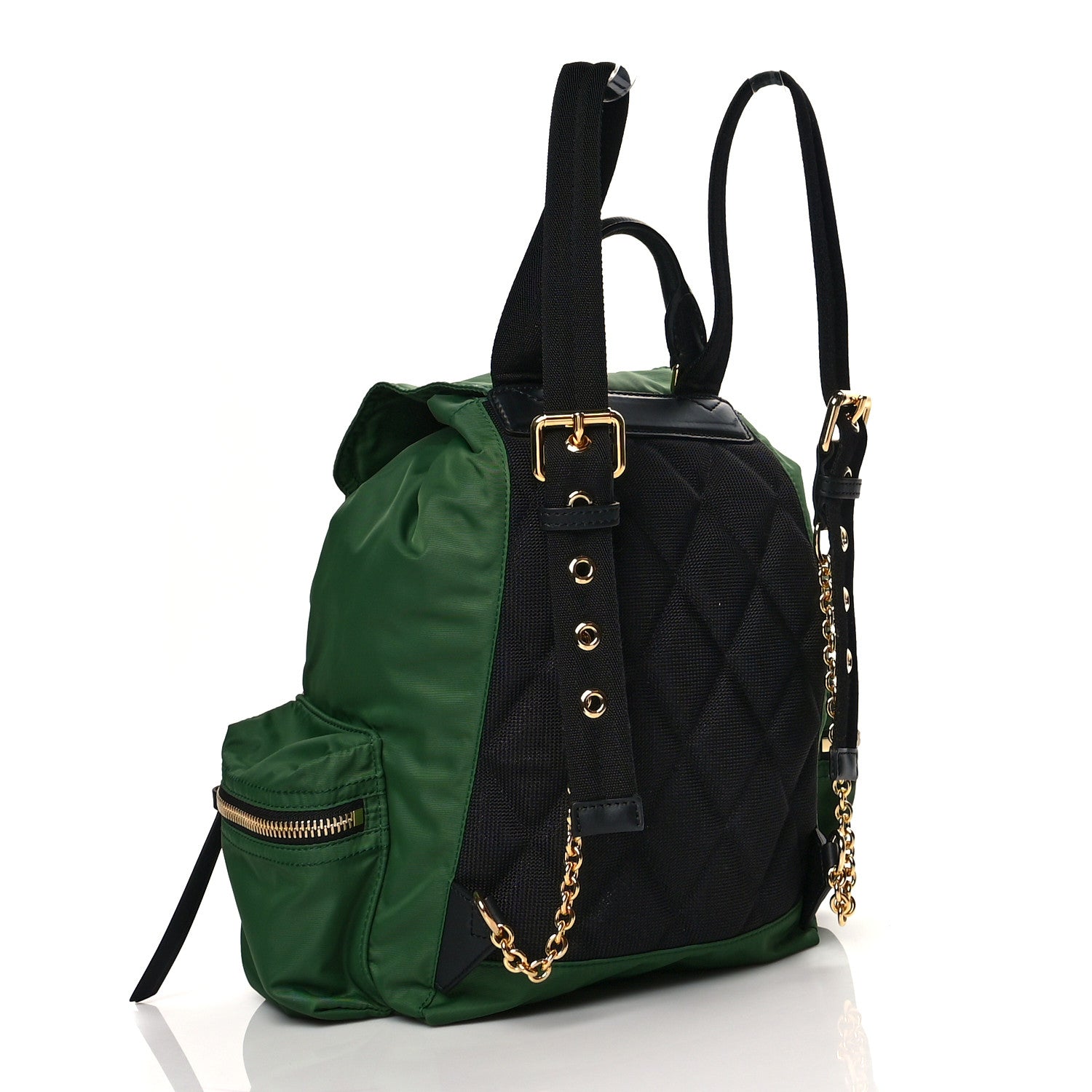 Burberry Nylon Medium Rucksack Backpack Green 3 of 10