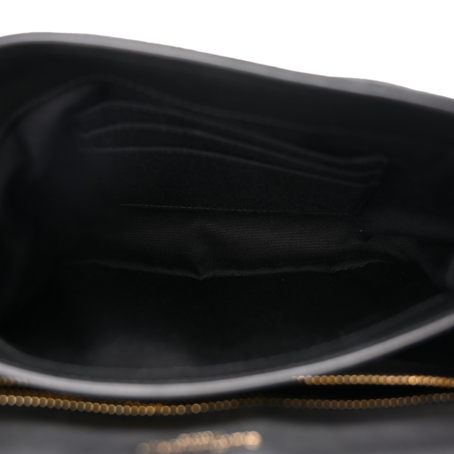 Saint Laurent Suede Y Quilted Monogram Toy Loulou Crossbody Bag Black 5 of 11