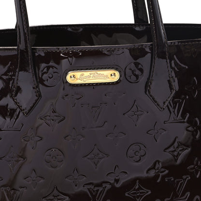 Louis Vuitton Vernis Wilshire GM Amarante 7 of 9