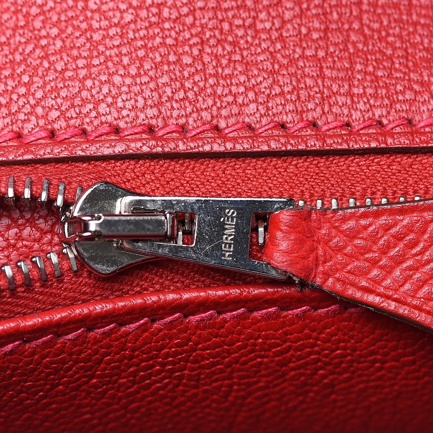 Epsom Birkin 30 Rouge Casaque