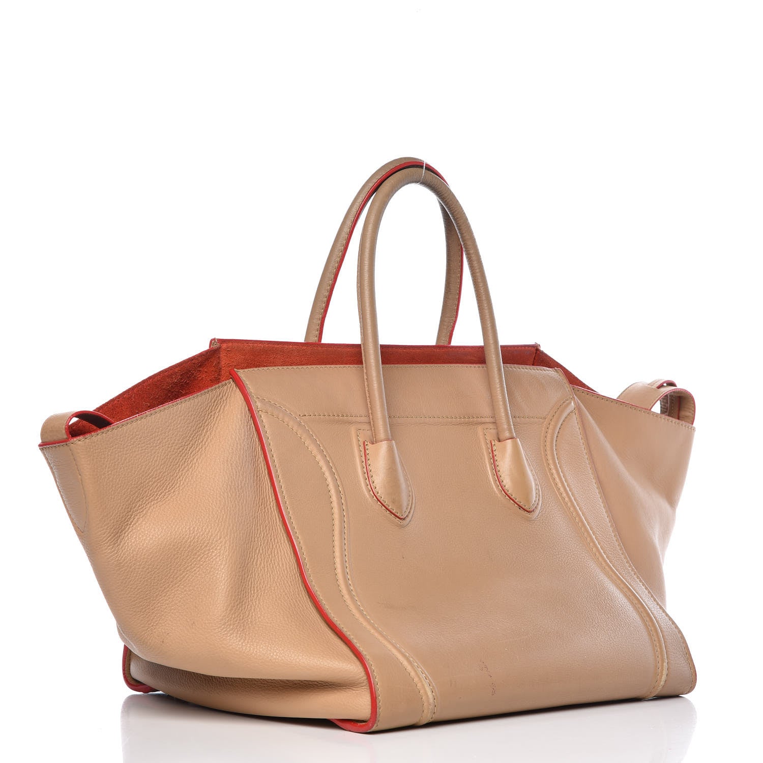 Celine Supple Calfskin Medium Phantom Luggage Camel 3 of 22